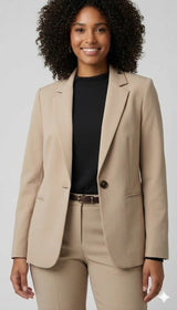 Long Sleeve Buttoned Blazer Sissus