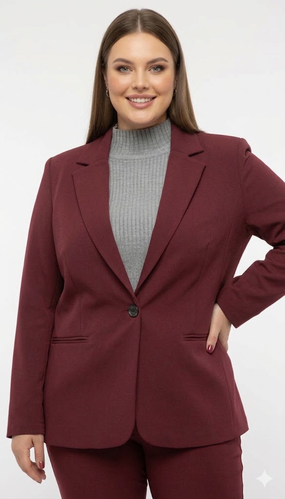 Long Sleeve Buttoned Blazer Sissus