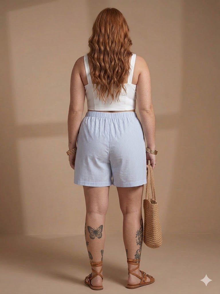 Striped Tailored Shorts Quattro Venti