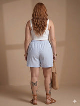 Striped Tailored Shorts Quattro Venti