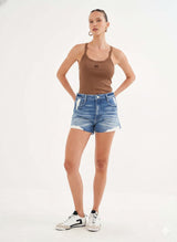 Slim Ribbed Tank Top Colcci