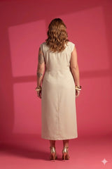 Safari-Style Midi Dress Quattro Venti