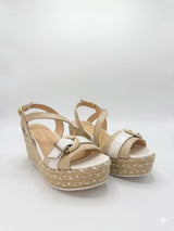 Woven Espadrille Platform Wedges MLV