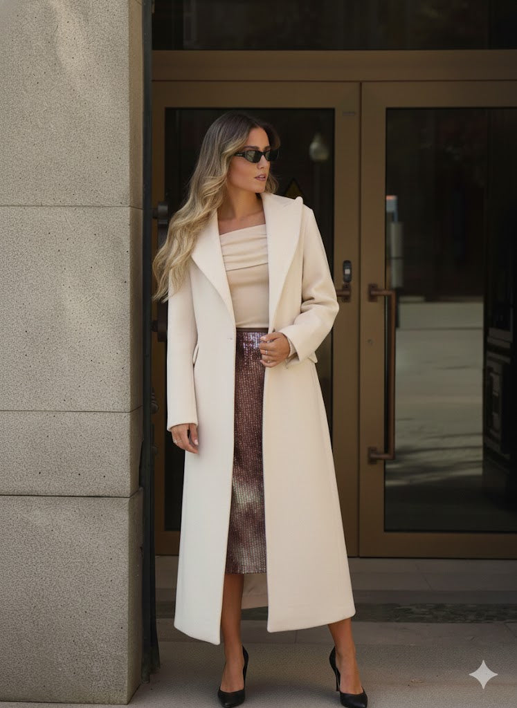 Sequined Midi Pencil Skirt Sahoco