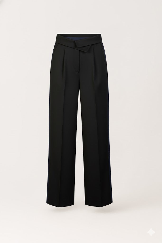 Tailored Crossover Waist Trousers Sahoco