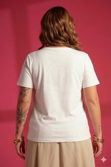 T-shirt com promenor no bolso Quattro Venti