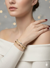 2-Pack Rigid Crystal Bangle Set Jetlag