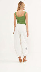 Sleeveless Slim Ribbed Top Colcci