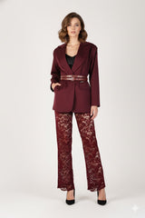 Lined Lace Trousers Sahoco