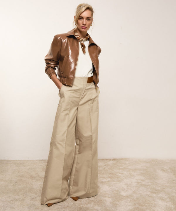 VEN mid rise wide leg trousers JOSH V