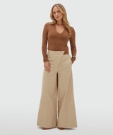 VEN mid rise wide leg trousers JOSH V