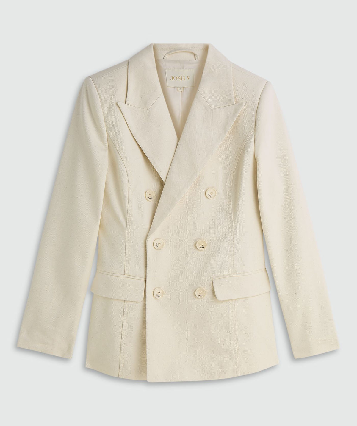 Blazer de Sarja Ajustado JV-YACIN - Ecru JOSH V